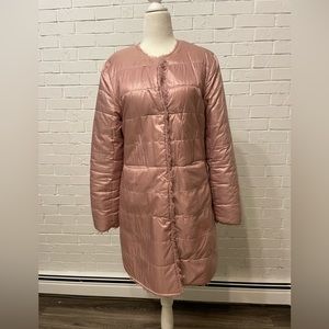 Reversible pink coat Via Spiga size S